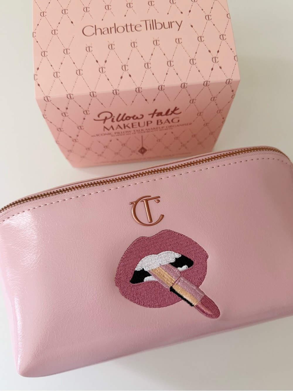 NWT Charlotte Tilbury Pillow Talk Makeup Bag